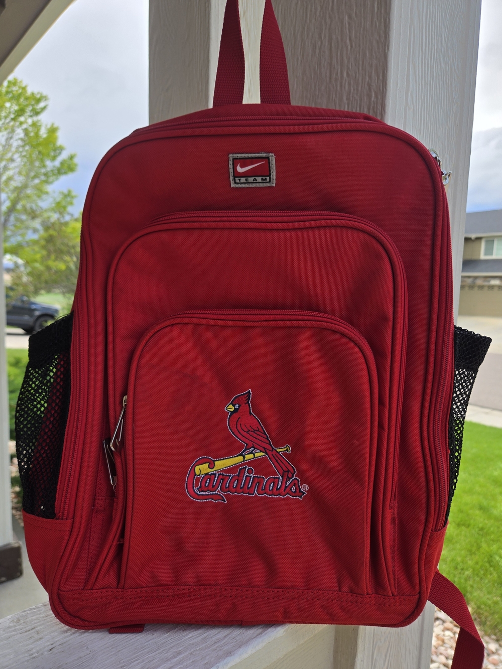 Nike Red Cardinals Women's Backpack with Embroidered Logo